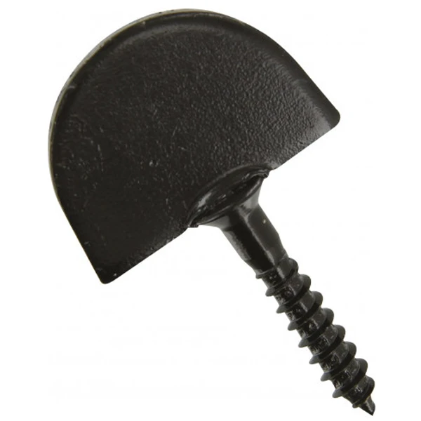 Dardenne Droite à Visser - Laqué Noir - 62 X 36 Mm - Vis Diamètre 7 Mm 3 Dardenne Droite à Visser - Laqué Noir - 62 X 36 Mm - Vis Diamètre 7 Mm