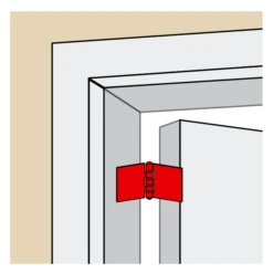 Charnière à Souder Acier 5 Nœuds Pour Porte En Métal - 12 X 50 X 50 Mm -Outils Séries Magasin 5noeuds2 1