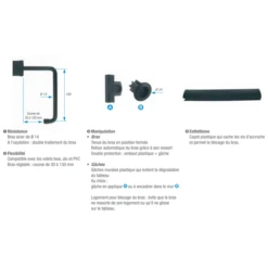 Verrouille Volet Double 1 Vantail Noir Diamètre 14 Mm 3517650583793 -Outils Séries Magasin 9470776 1