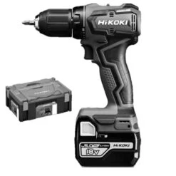 Hikoki Perceuse-visseuse 18V DS18DDWPZ + 2 Batteries 5 Ah + Chargeur + Coffret HITCASE -Outils Séries Magasin AFD 152807