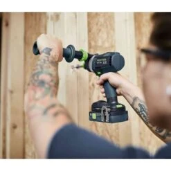 Perceuse-visseuse à Percussion 18V Festool QUADRIVE + 2 Batteries + Chargeur Rapide + SYS3 - 577248 -Outils Séries Magasin AFD 181175