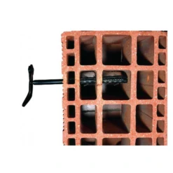 Arrêt Volet Parpaing Brique Creuse 190 Mm Tige Ø10mm Acier Noir X25 -Outils Séries Magasin application brique creuse