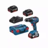 Perceuse Visseuse GSR 18V-55 + 3 X 5.0Ah + GAL 18V-40 + L-Boxx BOSCH - 0615990L8D -Outils Séries Magasin bosc0303