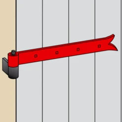 Penture Queue De Carpe Torbel 40 X 6 Mm Gond 16 Mm Longueur 800 Mm -Outils Séries Magasin carpe2
