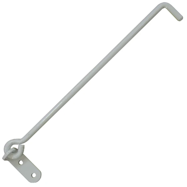 Crochet à Crémaillère Sur Platine Aluminium Blanc Torbel Longueur 500 Mm 5 Crochet à Crémaillère Sur Platine Aluminium Blanc Torbel Longueur 500 Mm – Image 3