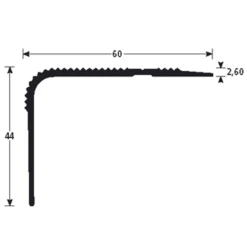 Nez De Marche Maxi Strié Percé Alu Incolore 60 X 44 Mm Longueur 3 Mètres Romus 15553 7 Nez De Marche Maxi Strié Percé Alu Incolore 60 X 44 Mm Longueur 3 Mètres Romus 15553 -Outils Séries Magasin d1555