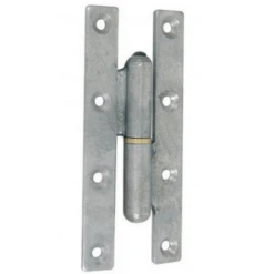 Paumelle Picarde Clémenson Droit Acier Brut Bague Laiton - 190 X 80 Mm -Outils Séries Magasin picd