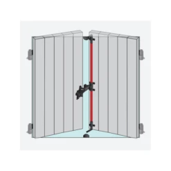 Tringle Acier Zingué Espagnolette Volet Ø14 Mm Torbel 2.5m Zinc Blanc -Outils Séries Magasin tringle